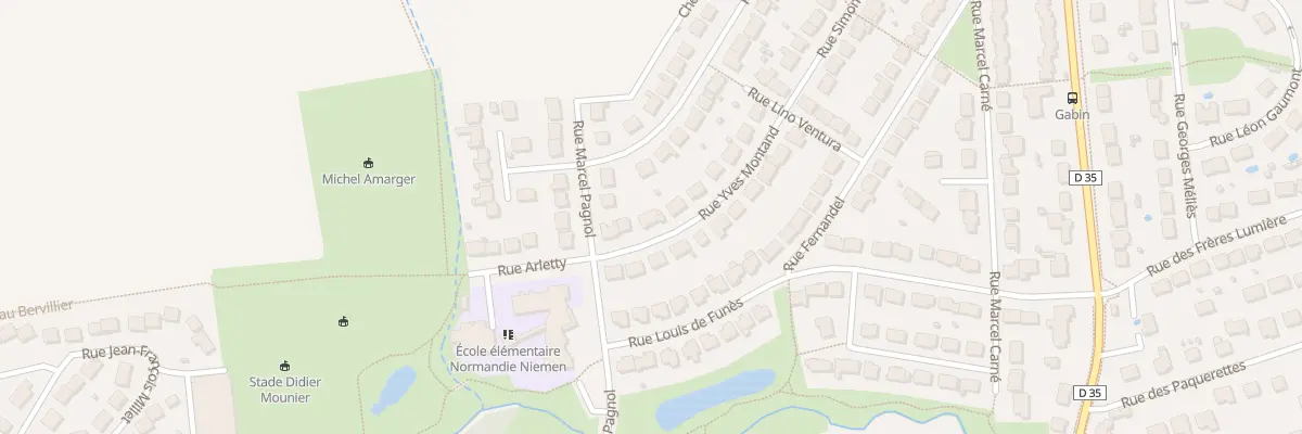 Plan du 5 Rue Yves Montand à Chevry-Cossigny