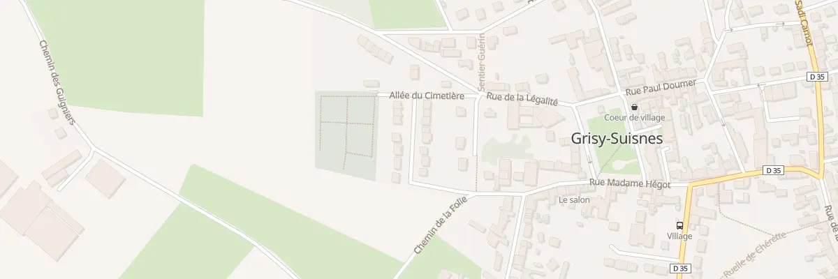 Plan du 9 Rue des Orchidees à Grisy-Suisnes