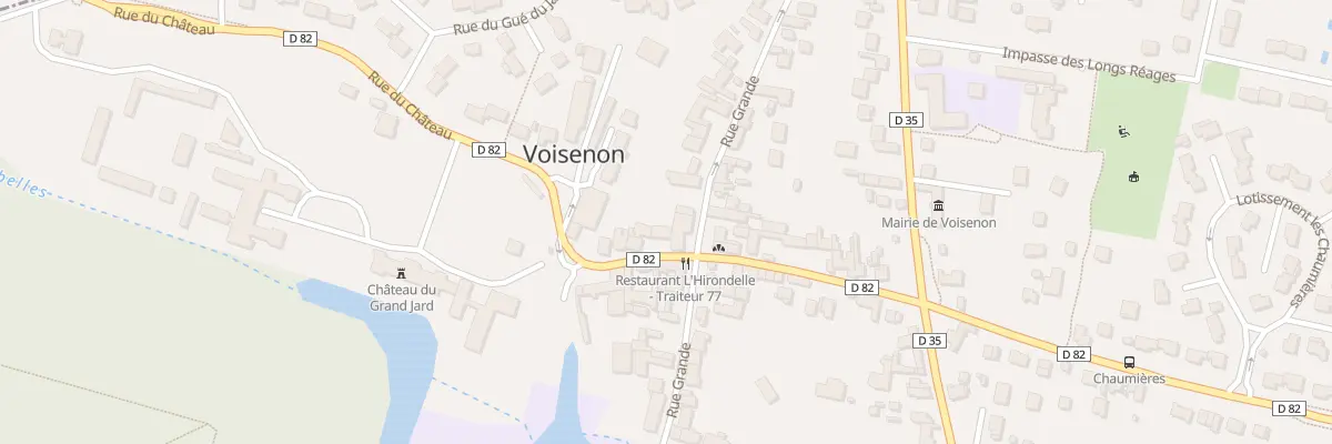 Plan du 5 Rue des Closeaux à Voisenon