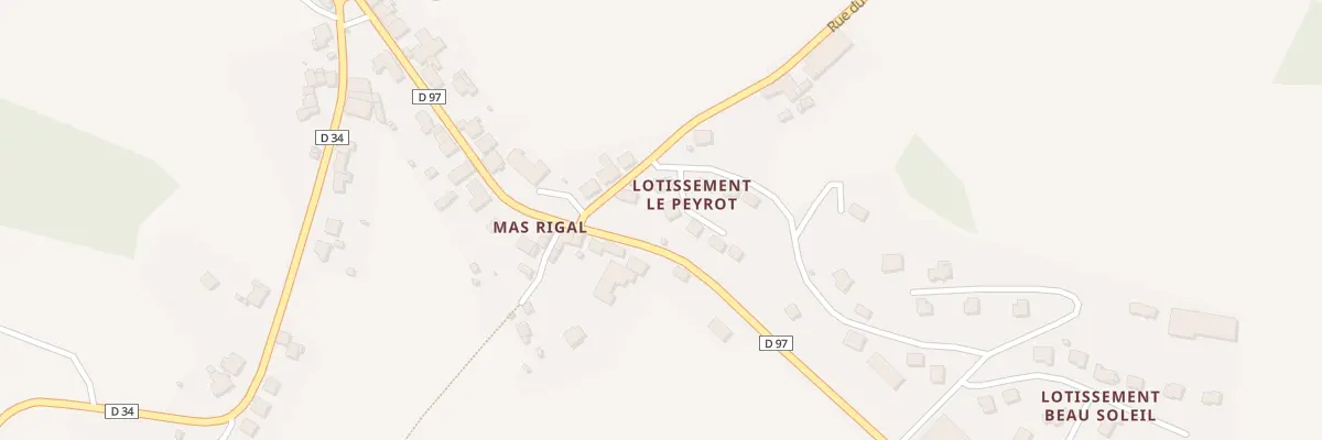 Plan du 5407 Le Peyrot à Saint-Amans-des-Cots