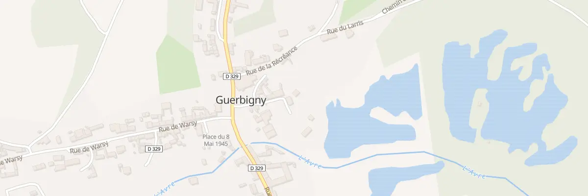 Plan du 5139 Rue des Jeunes Grognards à Guerbigny