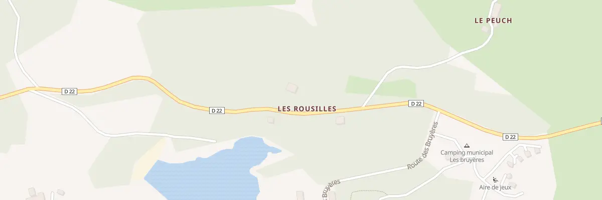 Plan du 6009 Le Peuch à Trémouille