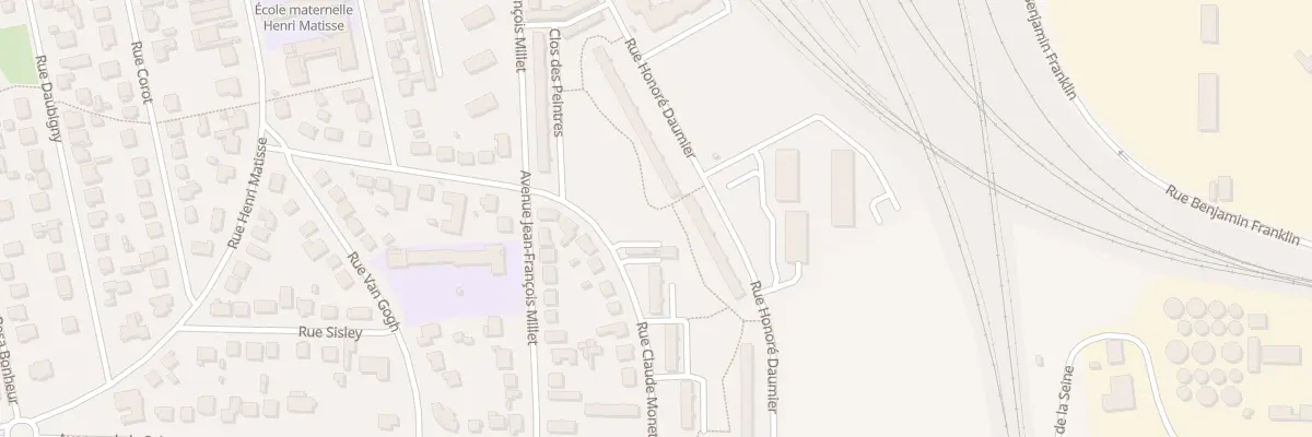 Plan du 39 Rue Claude Monet à La Rochette
