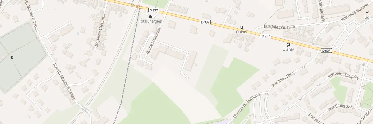 Plan du 159 Rte Nationale à Beuvry