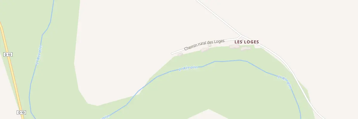 Plan du 106 Les Loges à Osmery