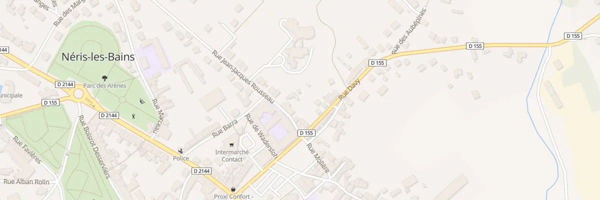 Plan du 12 Rue Jean Jacques Rousseau à Néris-les-Bains