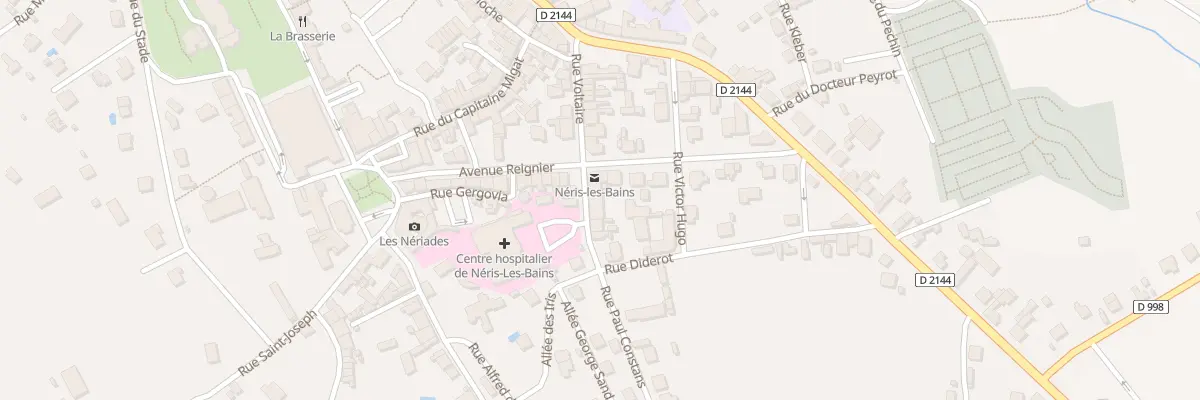 Plan du 17 Rue Voltaire à Néris-les-Bains