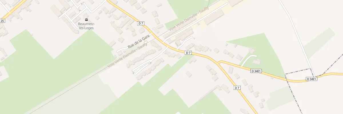 Plan du 26 Rue de la Gare à Beaumetz-lès-Loges
