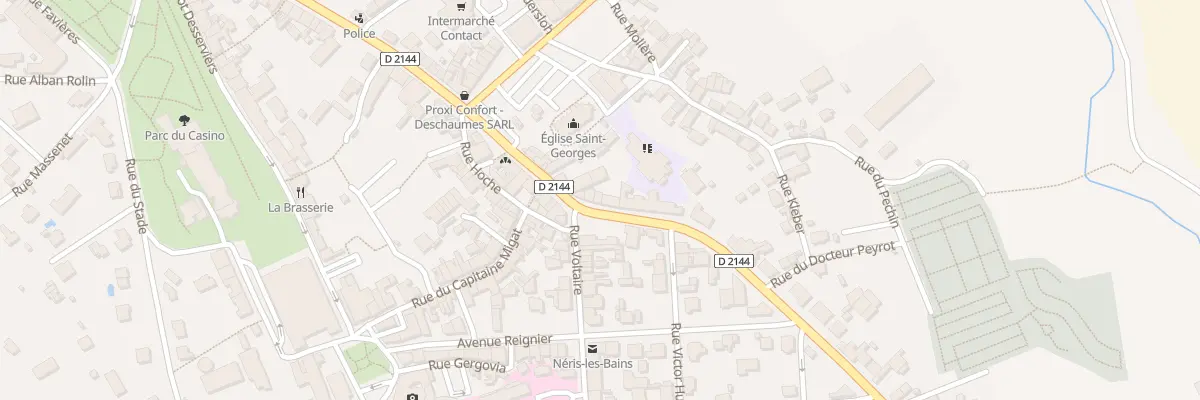 Plan du 11 Rue Commandant Goetschy à Néris-les-Bains