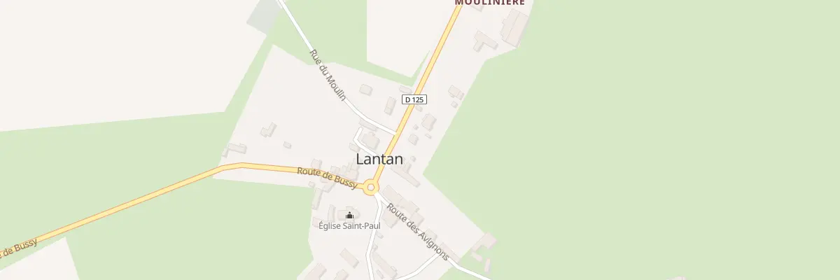 Plan du 28 Le Bourg à Lantan