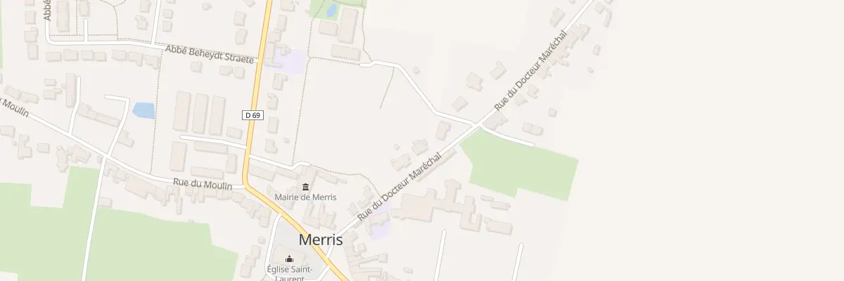 Plan du 125 Rue du Docteur Marechal à Merris