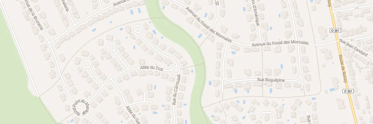 Plan du 46 Rue du Carrousel à Ozoir-la-Ferrière