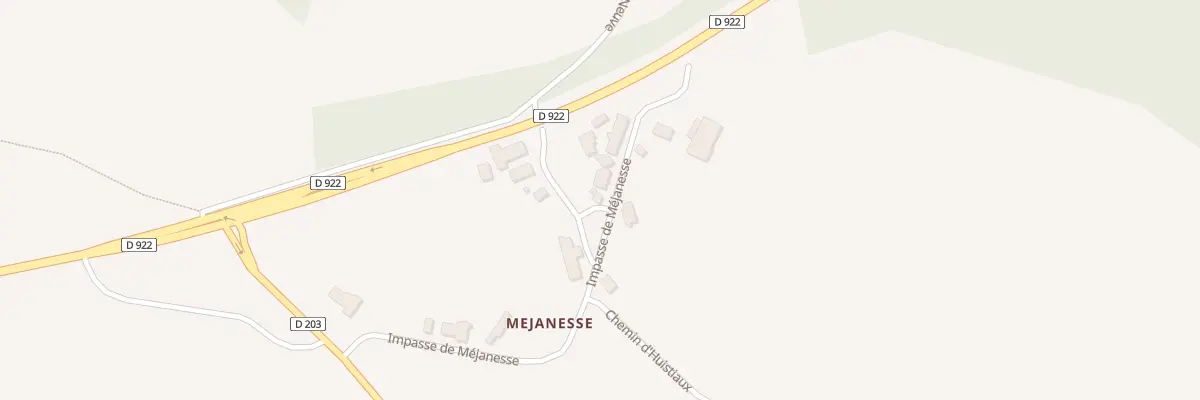 Plan du 5533 Mejanesse à Saint-Sauves-d’Auvergne