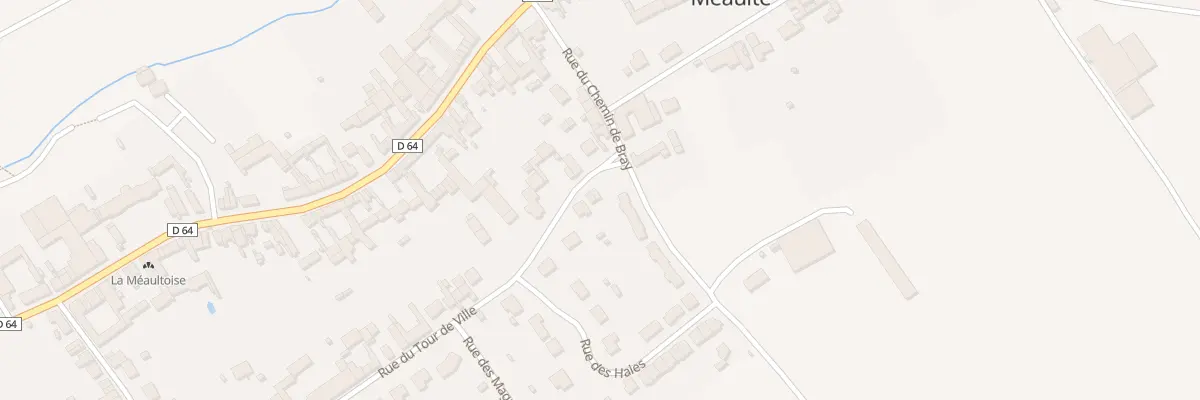 Plan du 2 Rue du Tour de Ville à Méaulte