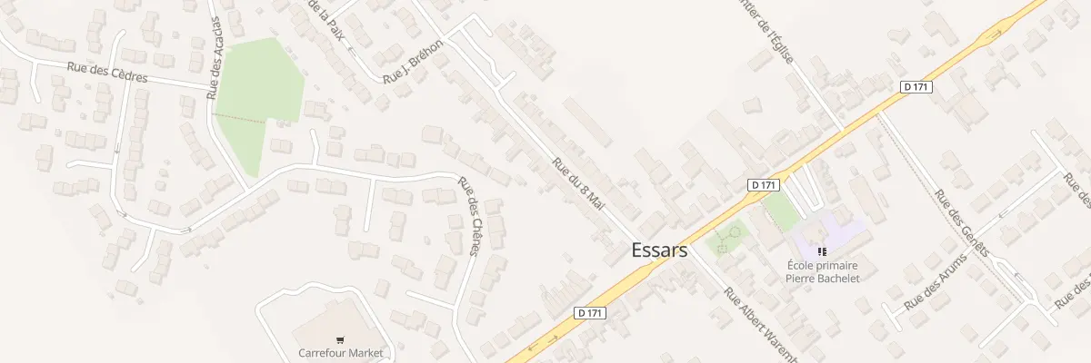 Plan du 13 Rue du 8 Mai à Essars