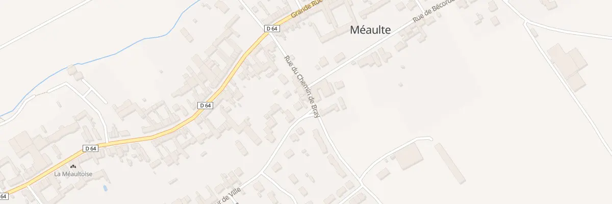 Plan du 1 Rue du Tour de Ville à Méaulte