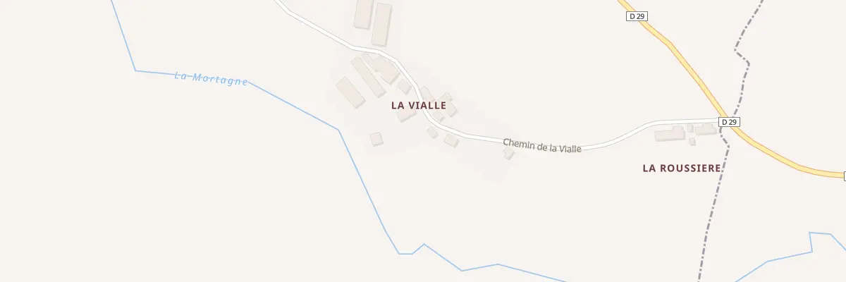Plan du 5303 La Vialle à Tauves