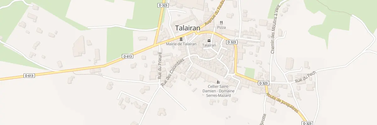 Plan du 84 Le Village à Talairan