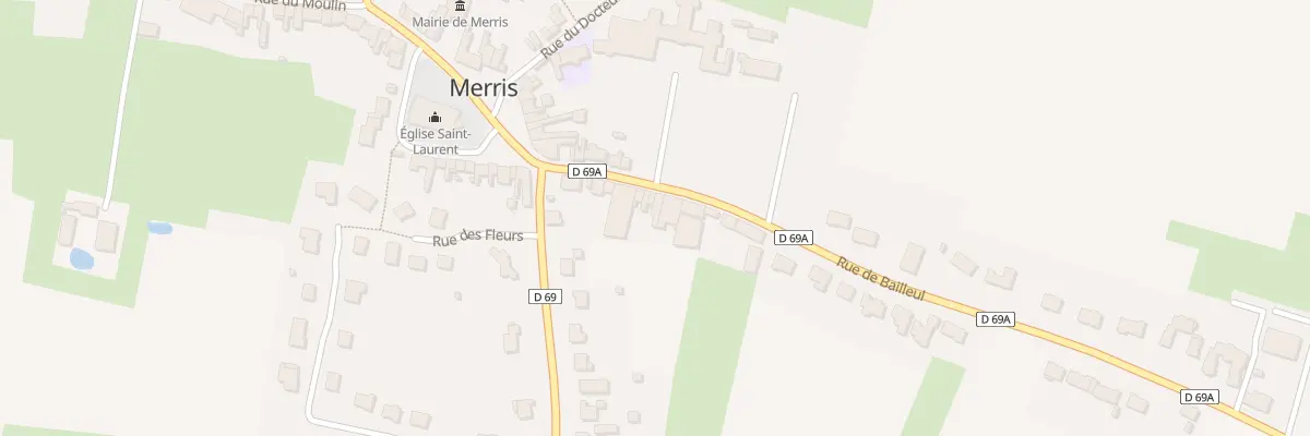 Plan du 86 Rue de Bailleul à Merris