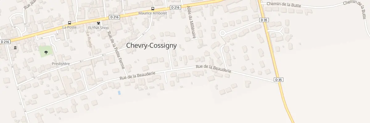 Plan du 93 Rue de la Beauderie à Chevry-Cossigny