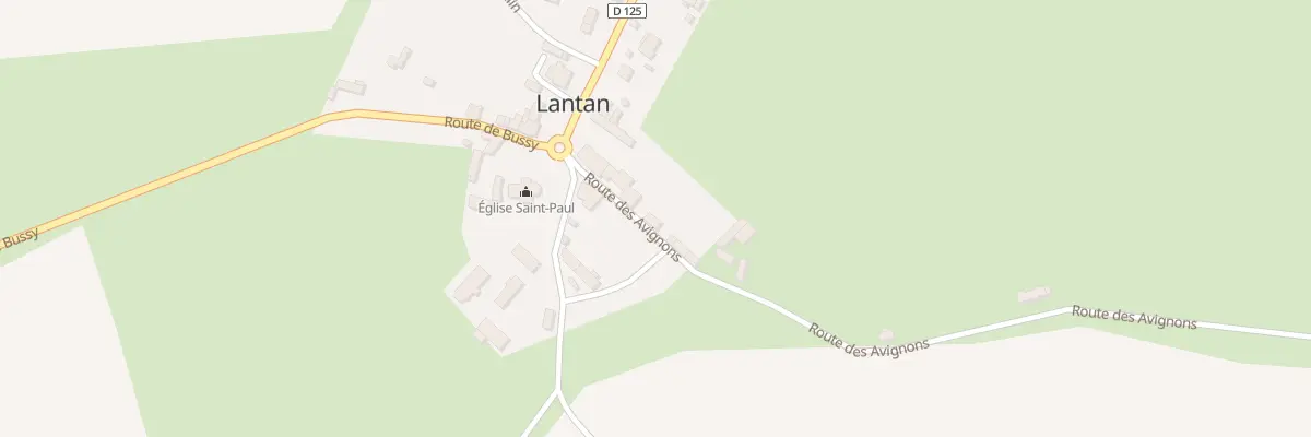 Plan du 22 Le Bourg à Lantan