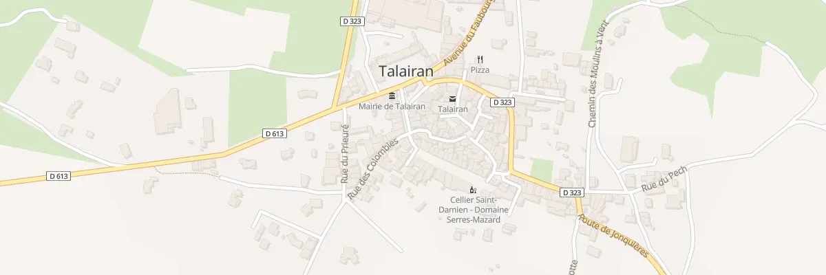 Plan du 87 Le Village à Talairan