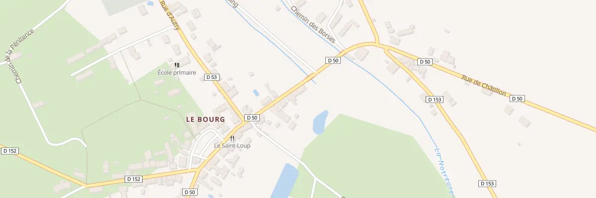 Plan du 7 Gr Grande Rue à Cernoy-en-Berry