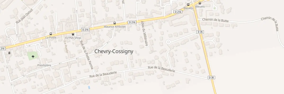 Plan du 4 All du Millénaire à Chevry-Cossigny
