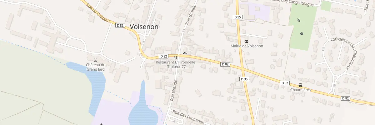Plan du 10 Rue des Closeaux à Voisenon