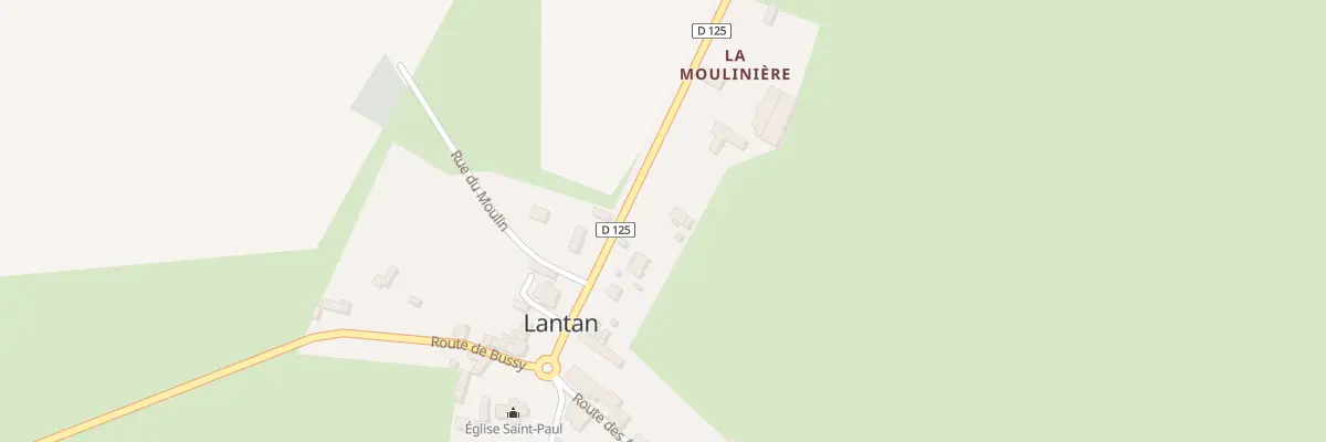 Plan du 30 Le Bourg à Lantan