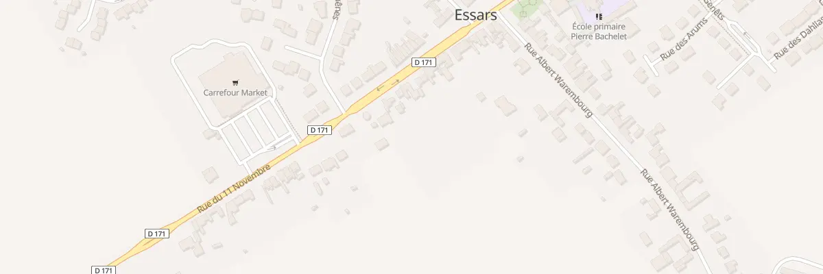Plan du 58 Rue du 11 Novembre à Essars