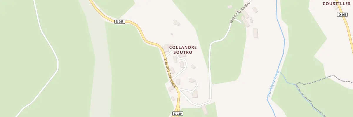 Plan du 5042 Collandres Soutro à Collandres