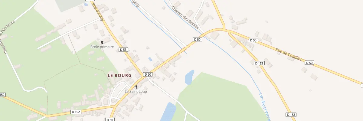 Plan du 5 Gr Grande Rue à Cernoy-en-Berry