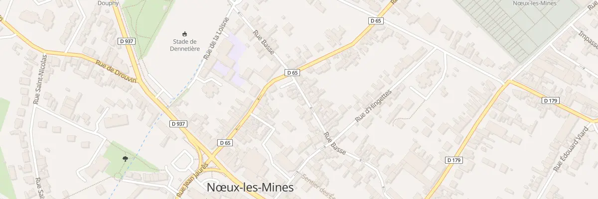 Plan du 19 Rue Basse à Nœux-les-Mines