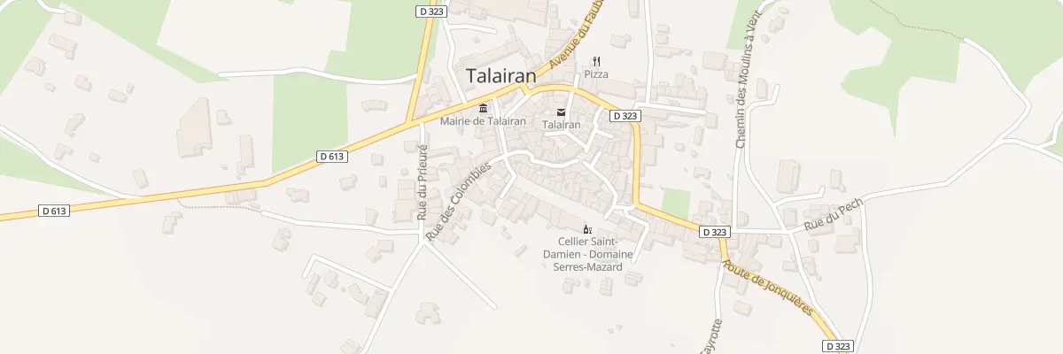 Plan du 92 Vc La Promenade à Talairan