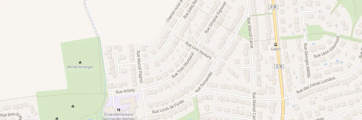 Plan du 13 Rue Yves Montand à Chevry-Cossigny