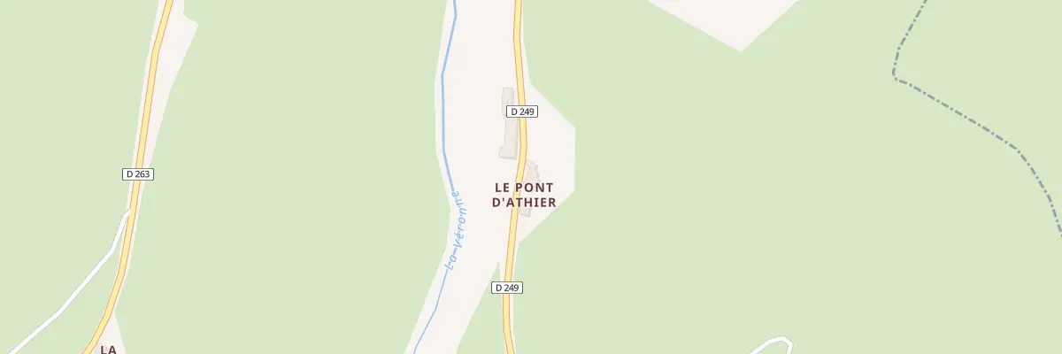 Plan du 5136 Pont d’Athier à Collandres