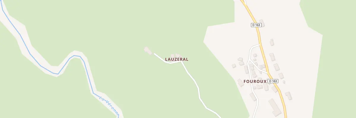 Plan du 5165 Lauzeral à Collandres