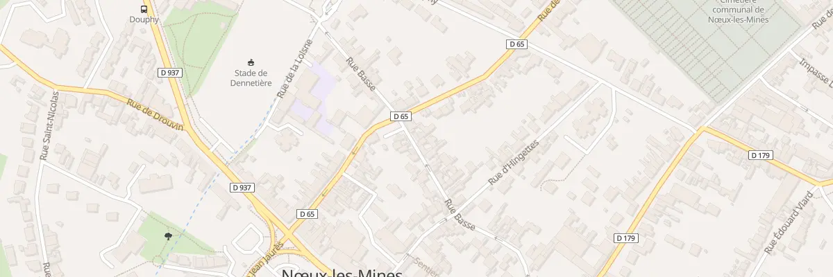 Plan du 20 Rue Basse à Nœux-les-Mines