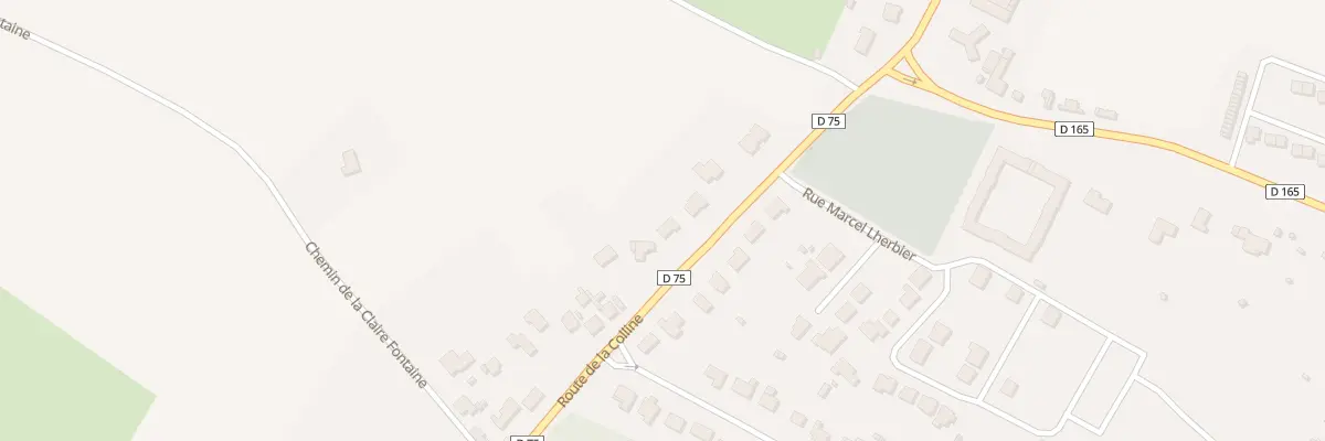 Plan du 24 Rte de la Colline à Bouvigny-Boyeffles