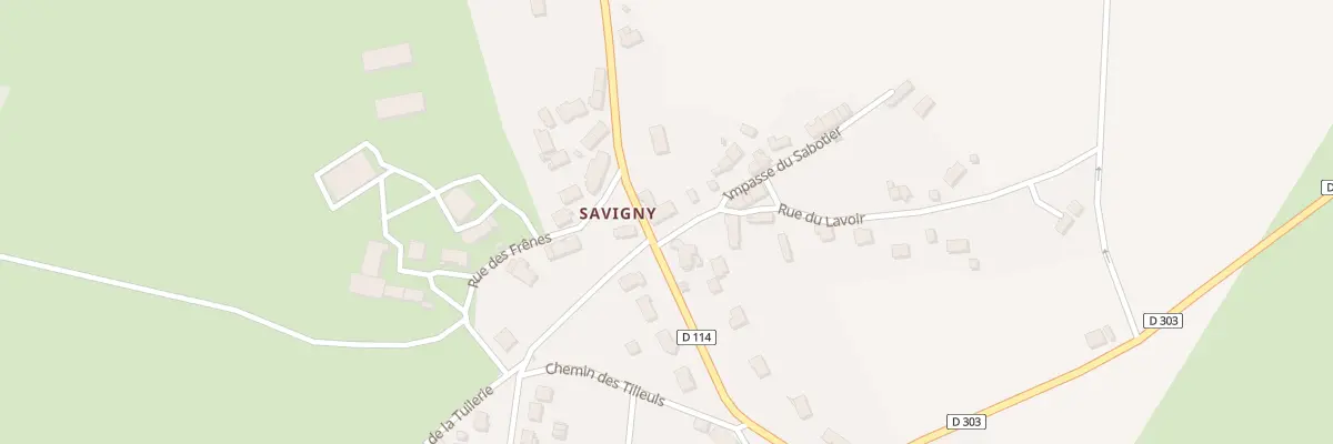 Plan du 1 Rue du Lavoir à Verneix