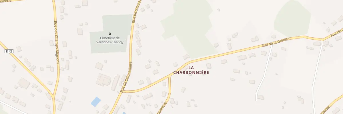 Plan du 13 Rue de la Golotte à Varennes-Changy