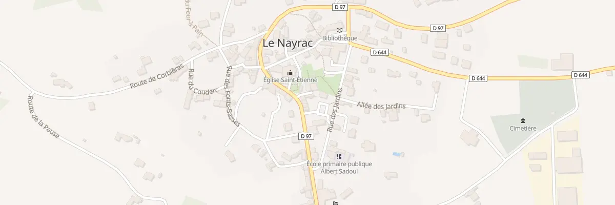 Plan du 5283 Le Nayrac au Nayrac