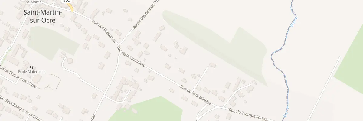 Plan du 157 Rue de la Gratiniere à Saint-Martin-sur-Ocre