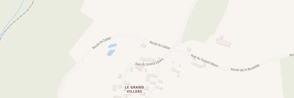 Plan du 7 Rue du Grand Villers au Brethon