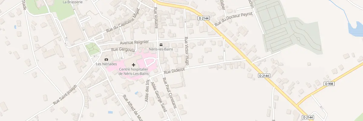 Plan du 5 Rue Diderot à Néris-les-Bains