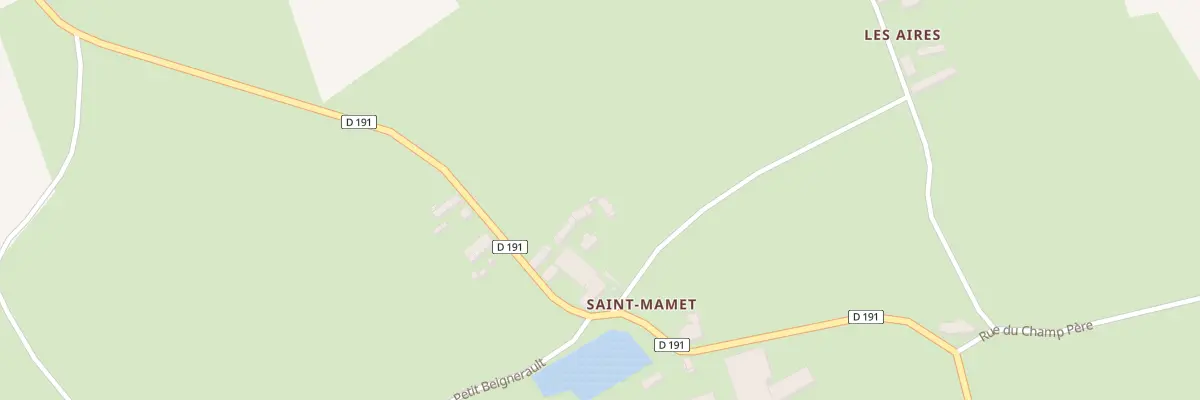Plan du 9078 Rte de Saint-Mamet à Saint-Bonnet-Tronçais