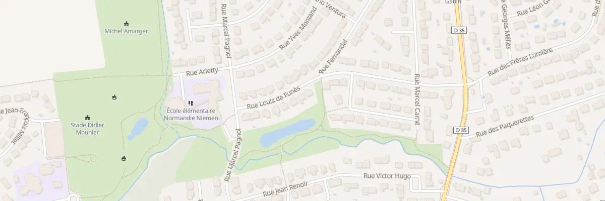 Plan du 14 Rue Louis de Funès à Chevry-Cossigny