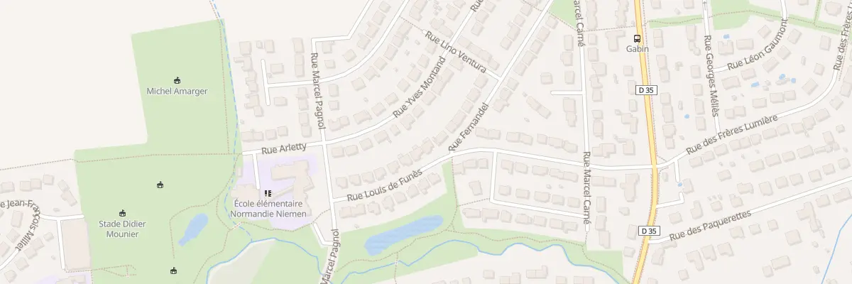 Plan du 15 Rue Louis de Funès à Chevry-Cossigny
