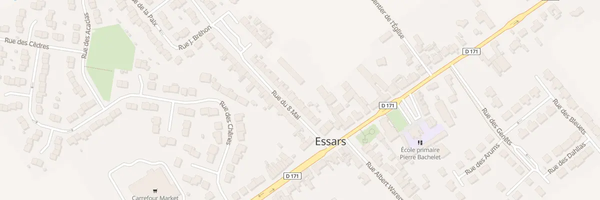 Plan du 10 Rue du 8 Mai à Essars